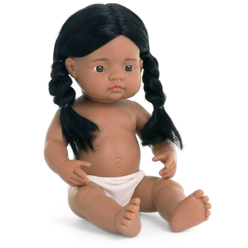 Anatomically Correct 15" Baby Doll, Native American Girl