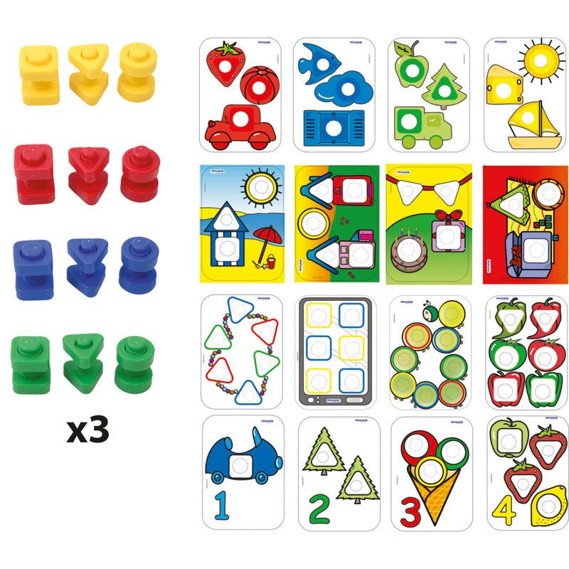 Nuts & Bolts Activity School Set 72 Pcs