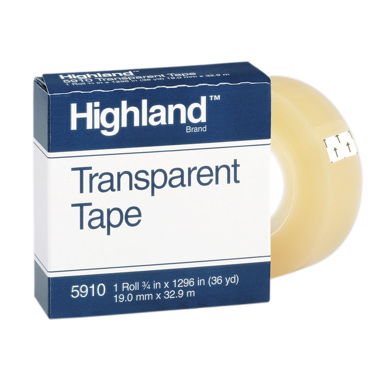(12 Rl) Tape Highland Transparent .75x1296in