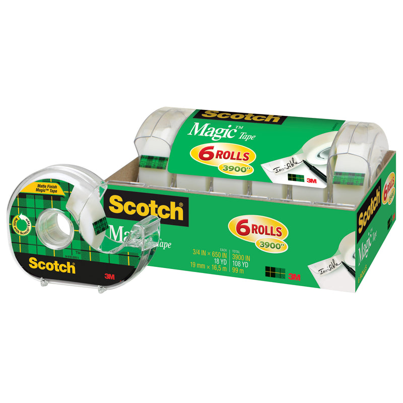 Scotch Magic Tape 3-4 X 650 6pk