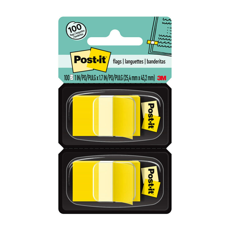 (3 Pk) Post-it Flags Yellow 2ct