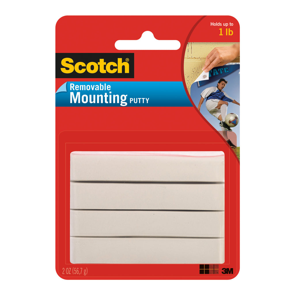 (12 Ea) Scotch Removable Adhesive Putty