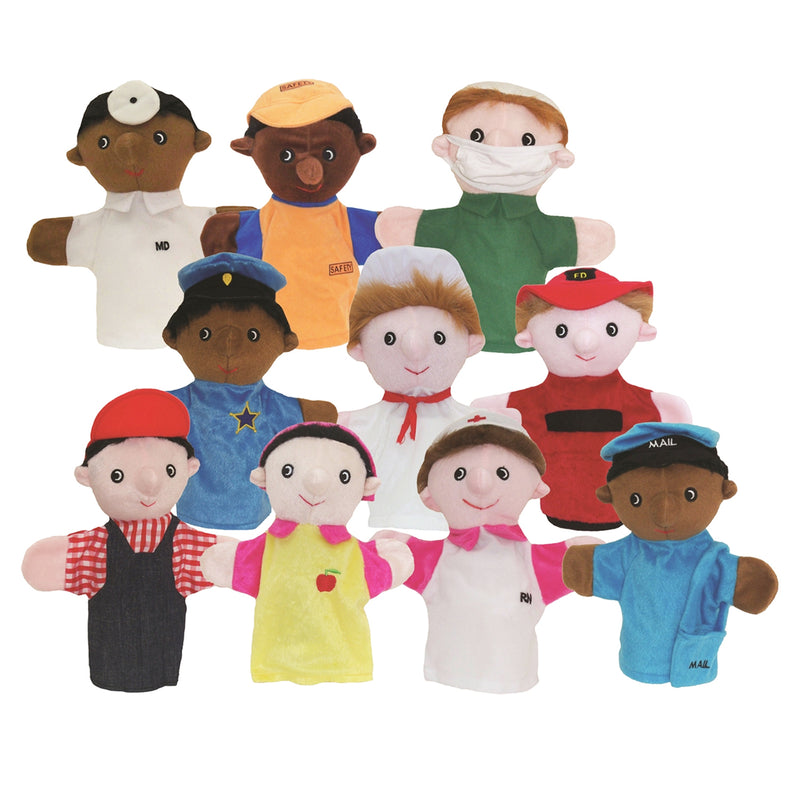 Community Helper Puppets Set Of 10