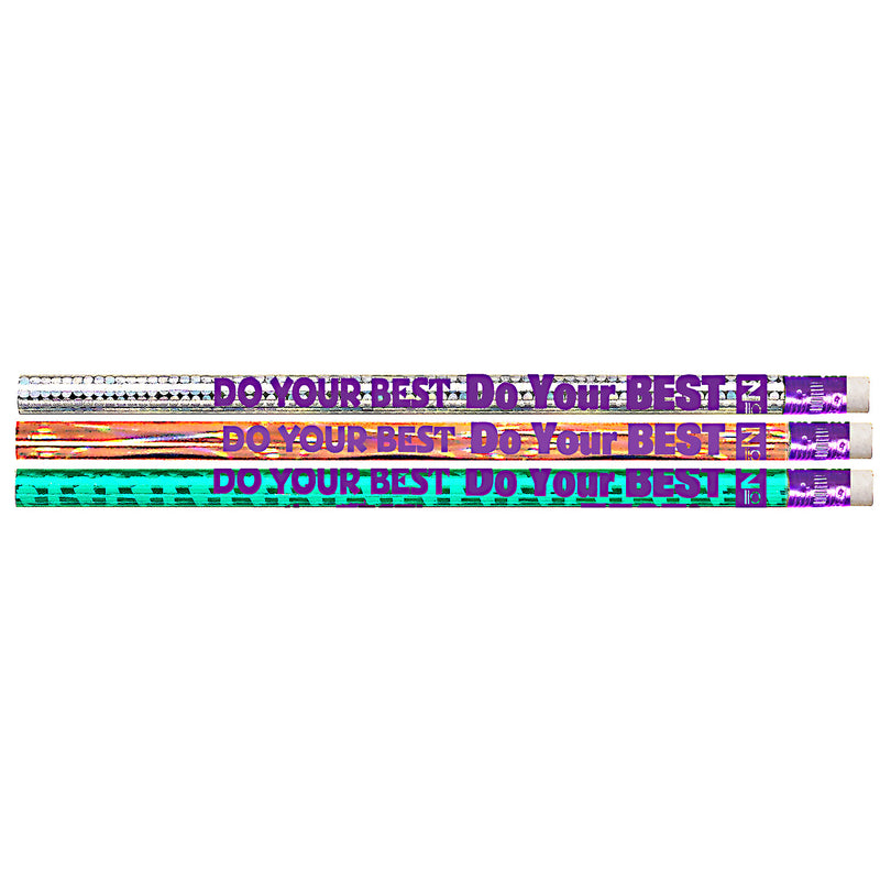 (12 Dz) Do Your Best On The Test Motivational Fun Pencils 12 Per Pk