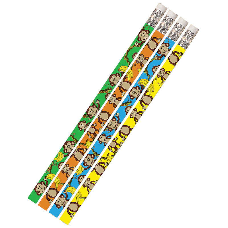 Dancin Monkey 144pk Motivational Fun Pencils