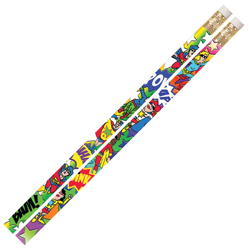 (12 Dz) Super Duper Heroes Pencils 12 Per Pk