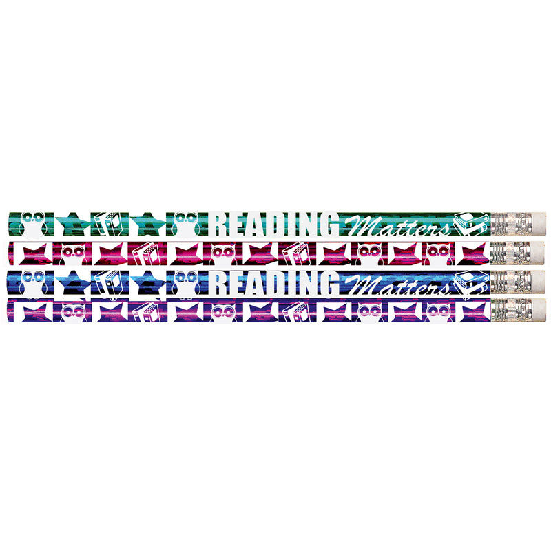 Reading Matters Pencil 12 Pk