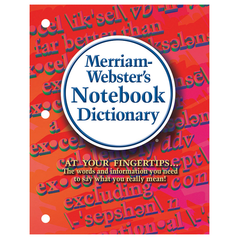 (3 Ea) Merriam Webster Notebook Dictionary