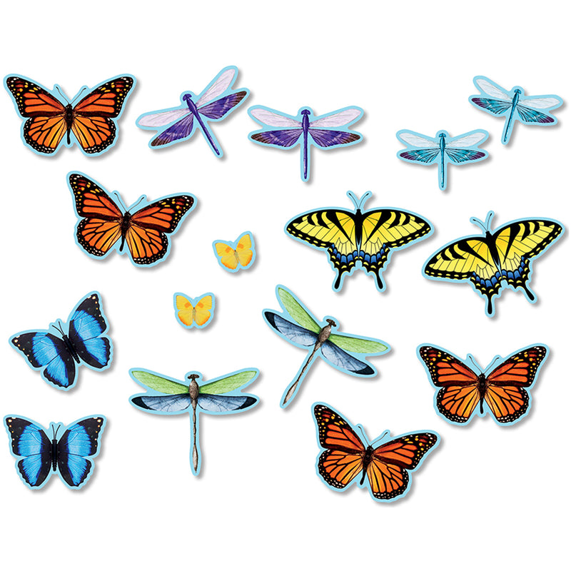 (6 Pk) Butterflies Dragonflies Accents