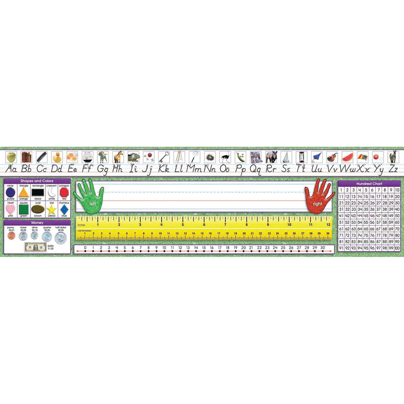 Desk Plate Primary Modern Manuscript
