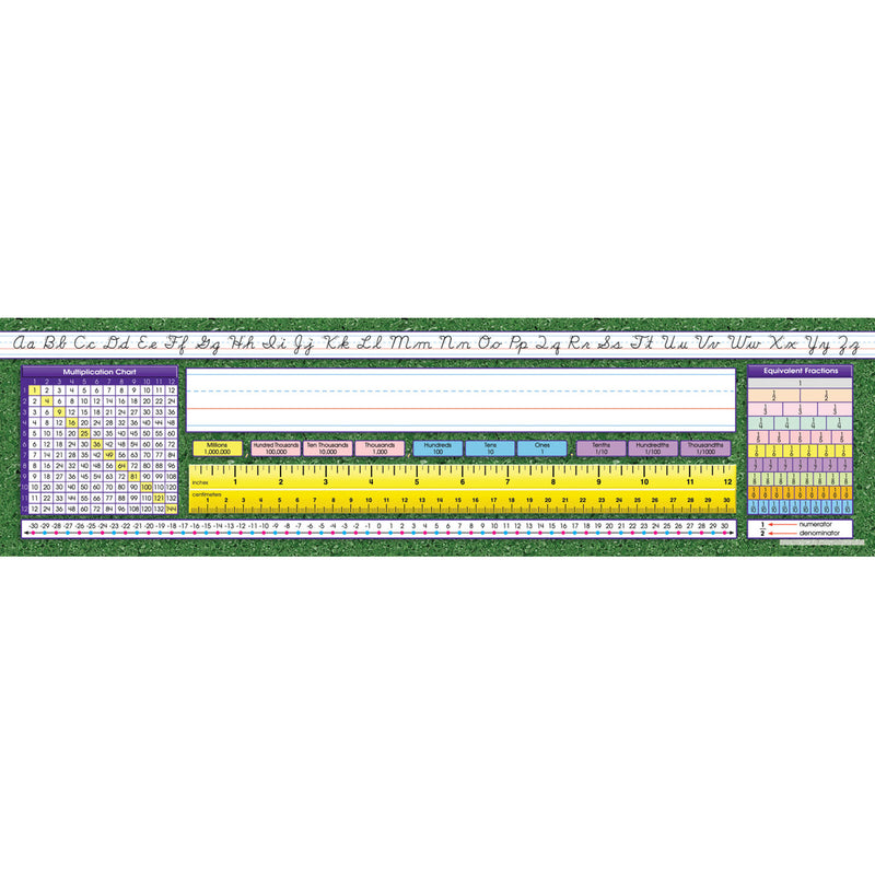 Desk Plate Intermediate Contemporary Cursive