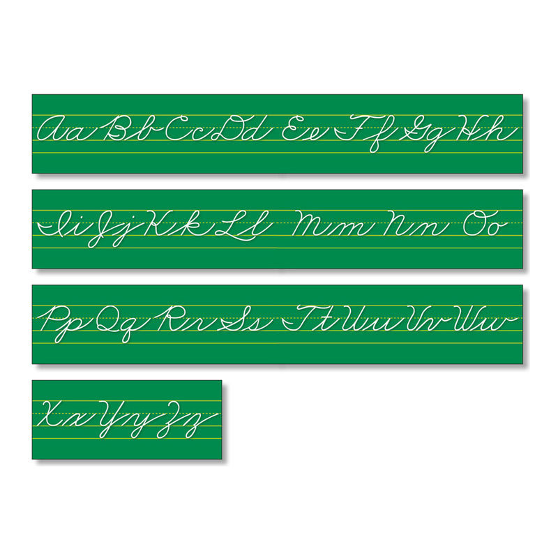 Alphabet Lines Traditional Cursive