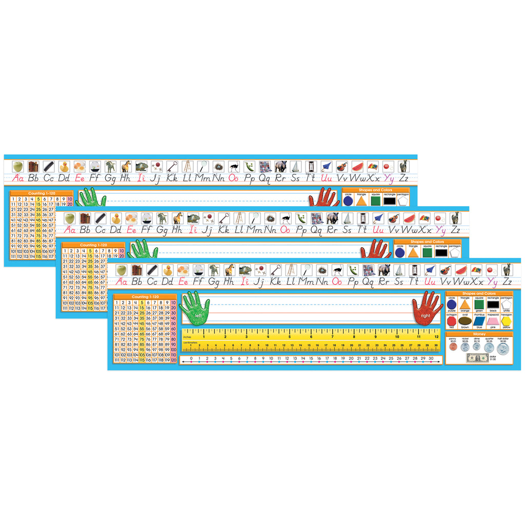 (3 Pk) Mod Counting 1-120 Deskplate