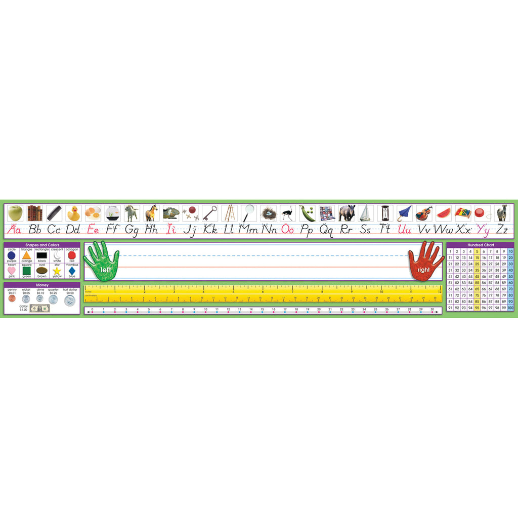 (2 Pk) Modern Manuscript Desk Plate 17-1-2x4 36 Per Pk