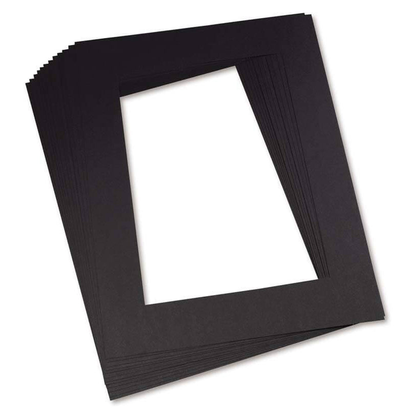 Pre-cut Mat Frames Blck 12 Frames 12x18