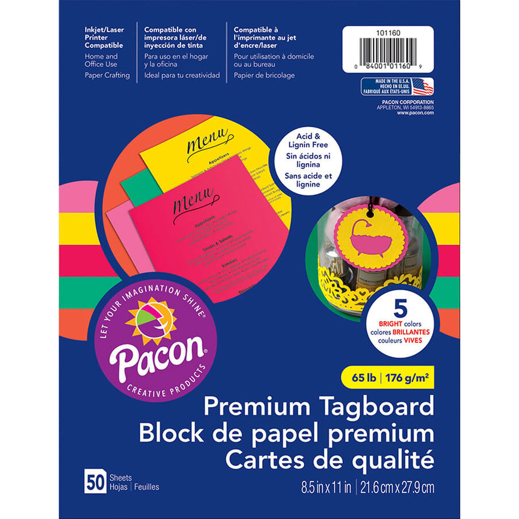 (3 Pk) Hyper Premium Tagboard Asst