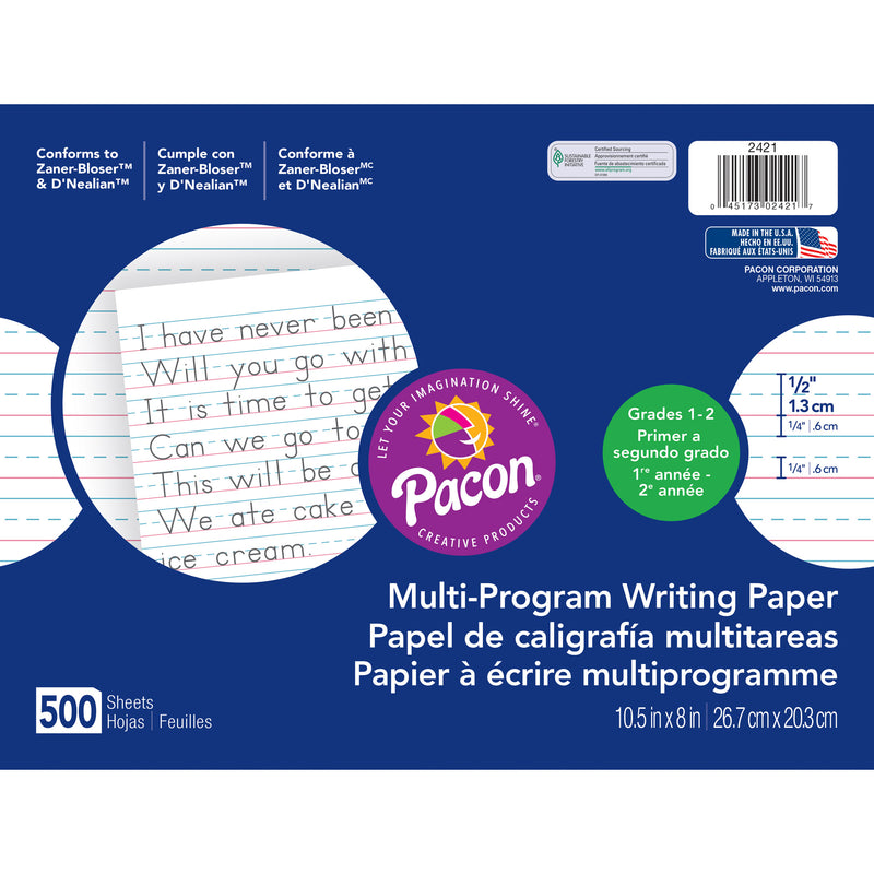 (2 Rm) Dnealian Multi-program Gr 1 Handwriting 10.5x8.5 Long