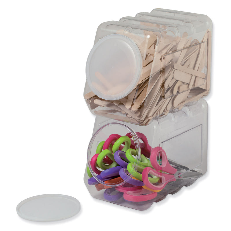 Storage Container W-lid Interlockng