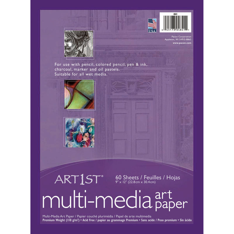 (6 Pk) Art1st Multi Media Art 9x12 Paper