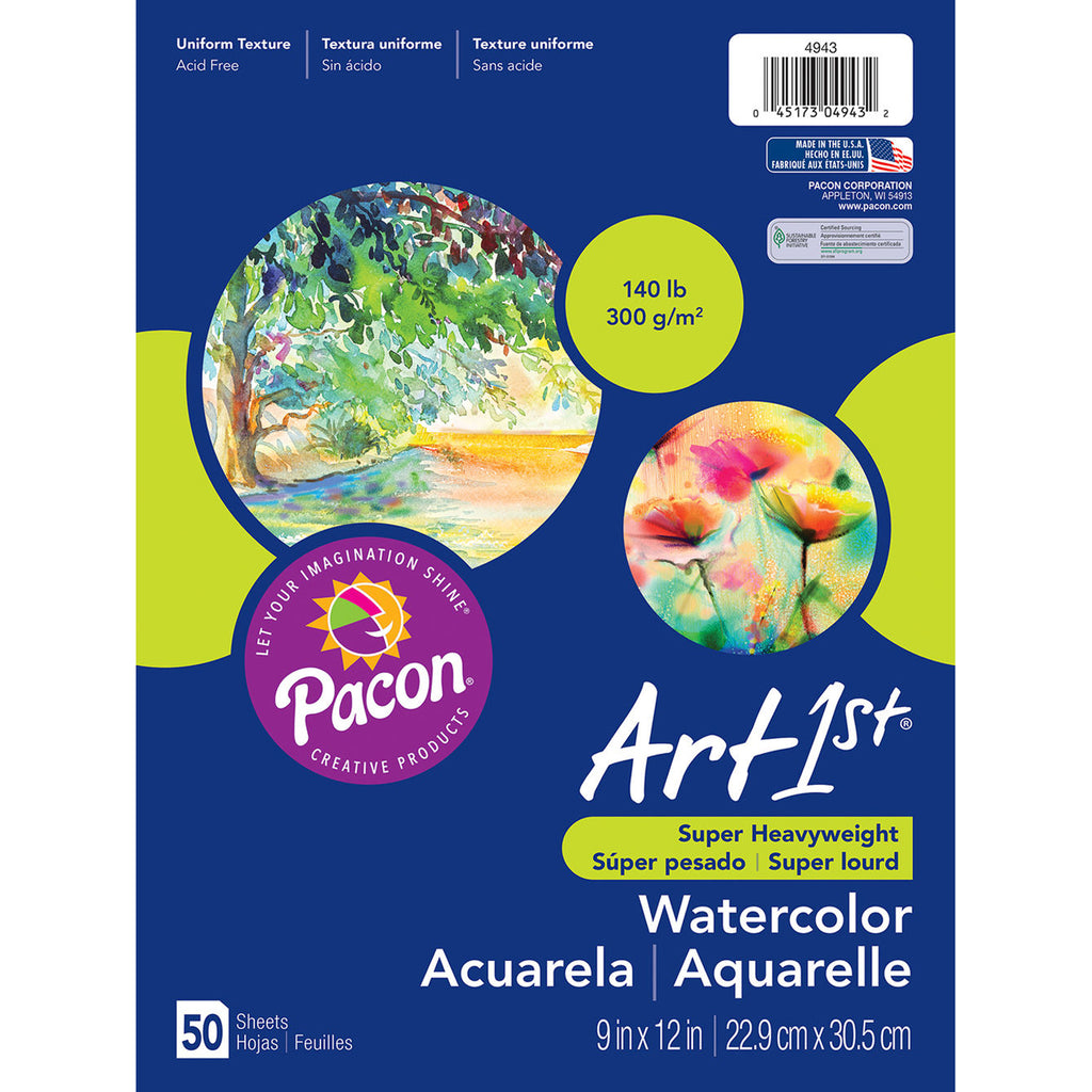 (2 Pk) Art1st Watercolor Paper 140 Lb 9x12