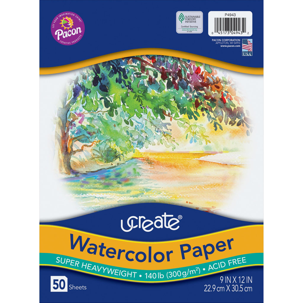 Art1st Watercolor Paper 140 Lb 9x12