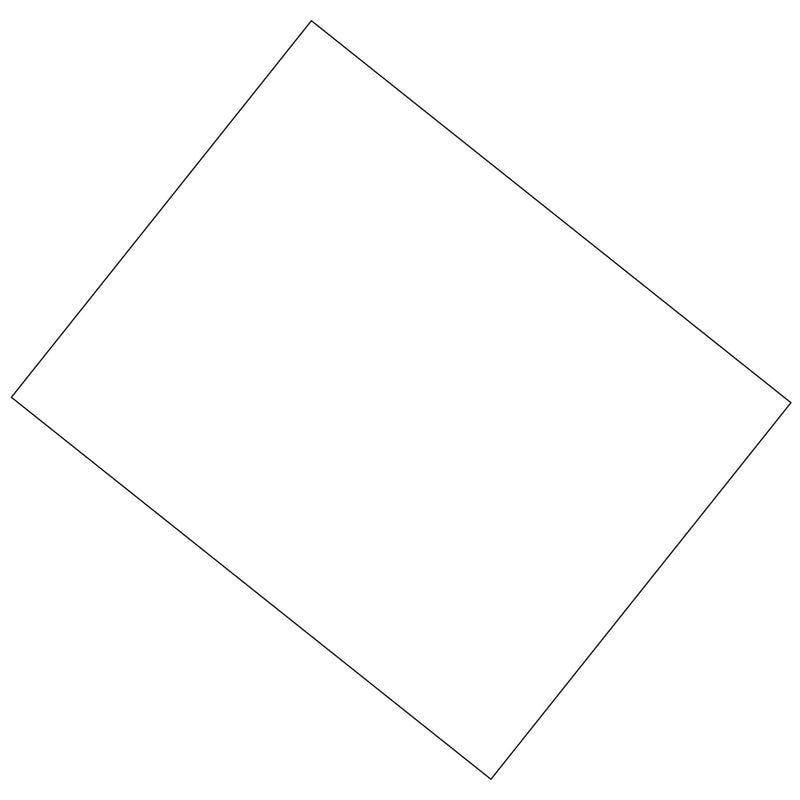 White Coated Poster Board 25 Sheets 22 X 28 14pt