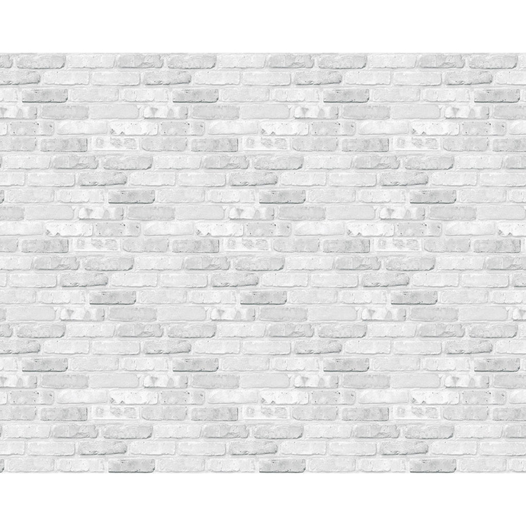 Fadeless Design Roll White Brick 48inx50ft