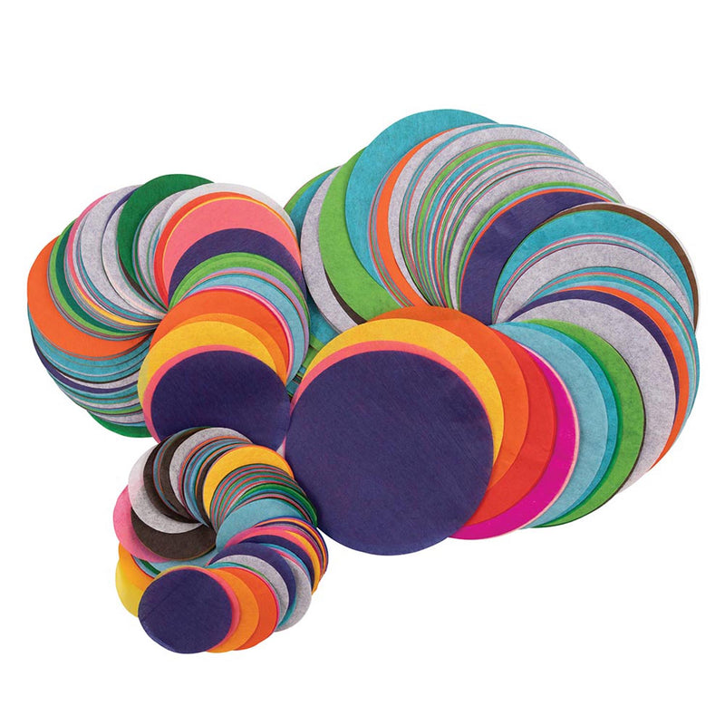 Art Tissue Circles Assrtmnt 2250pcs 25 Asst Colors