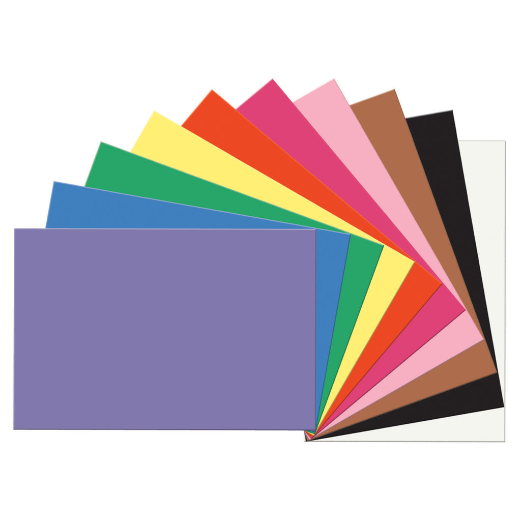 (5 Pk) Construction Paper Asst 12x18