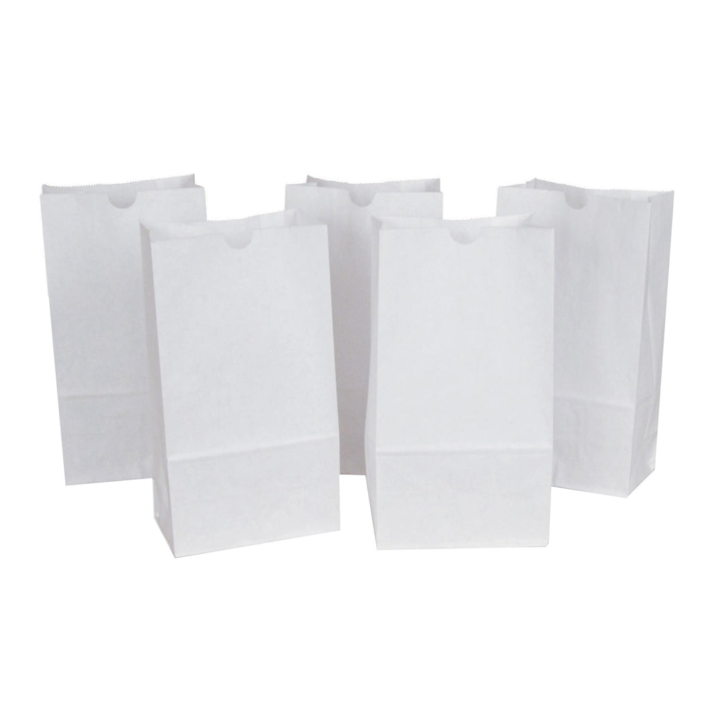 (2 Pk) White Rainbow Bags 50 Per Pk