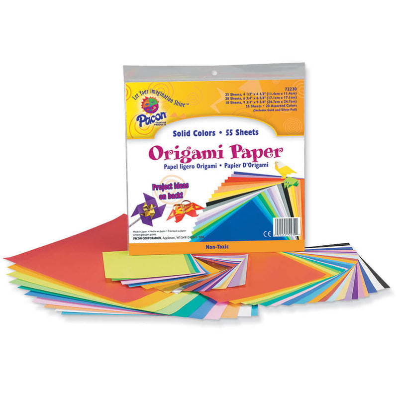 (3 Pk) Origami Asst Paper 9x9 40 Shts Per Pk