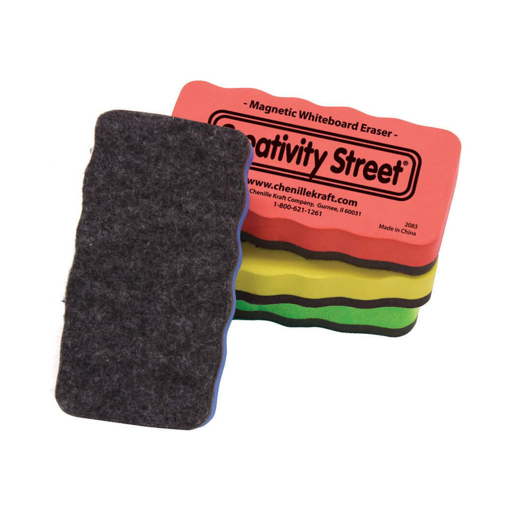 (3 Pk) Magnetic Foam Erasers 4 Per Pk