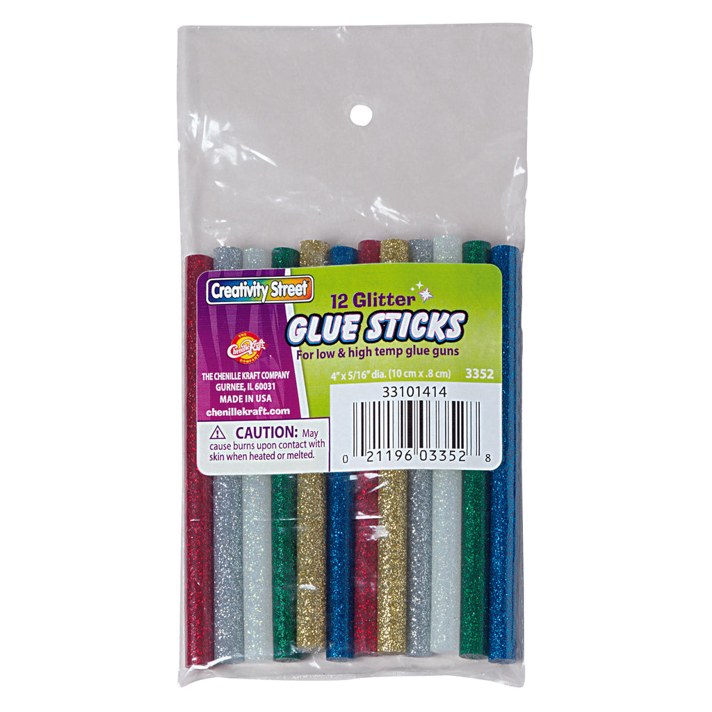 (6 Ea) 12pk Hot Glitter Glue Sticks