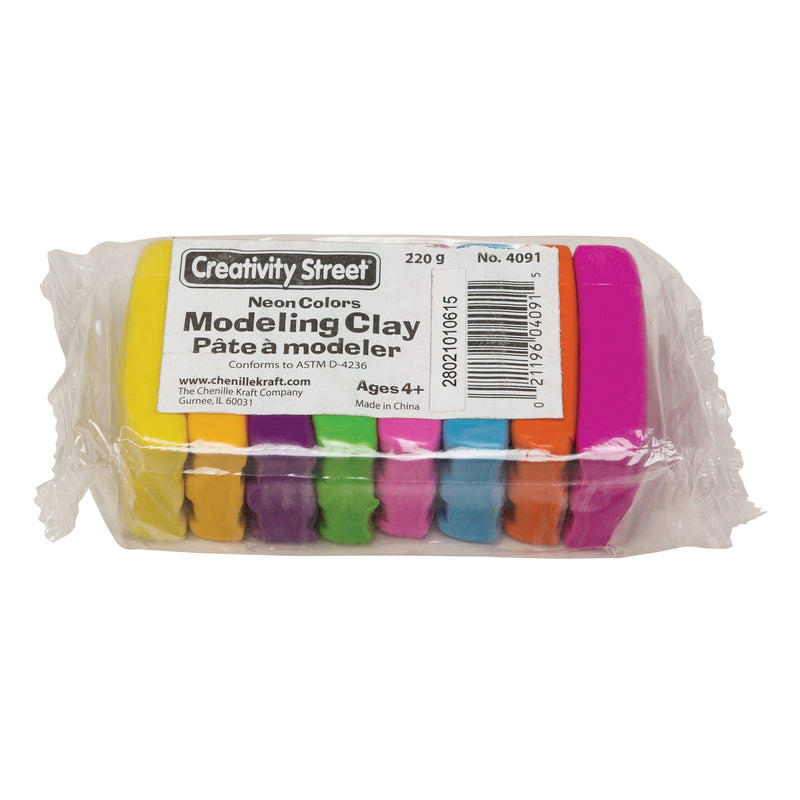 Modeling Clay Brt Hues Asst 8 Pcs
