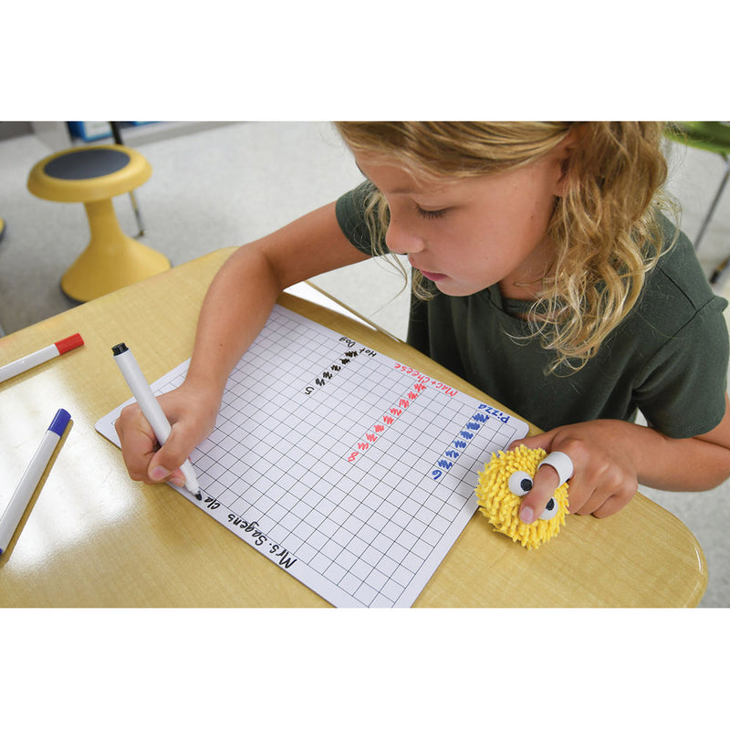 2 Sided Math Whiteboards 1-2in Grid Plain