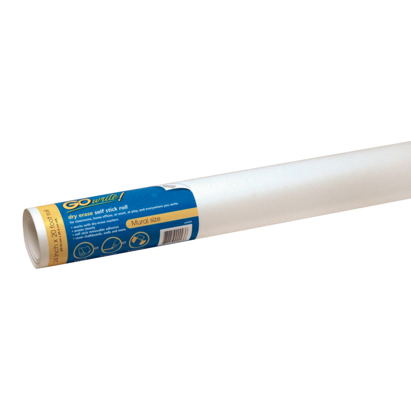 Gowrite 24in X 20ft Dry Erase Roll Self Stick