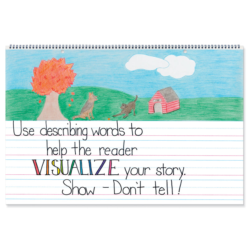 Chart Tablet 24x16 1.5in Ruled Picure Story