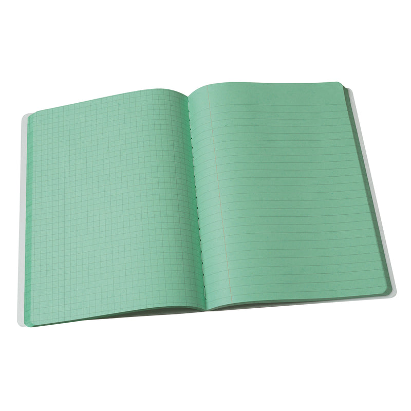 (6 Ea) Green Dual Ruled Comp Book