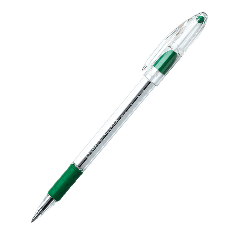 (24 Ea) Pentel Rsvp Green Fine Point Ballpoint Pen