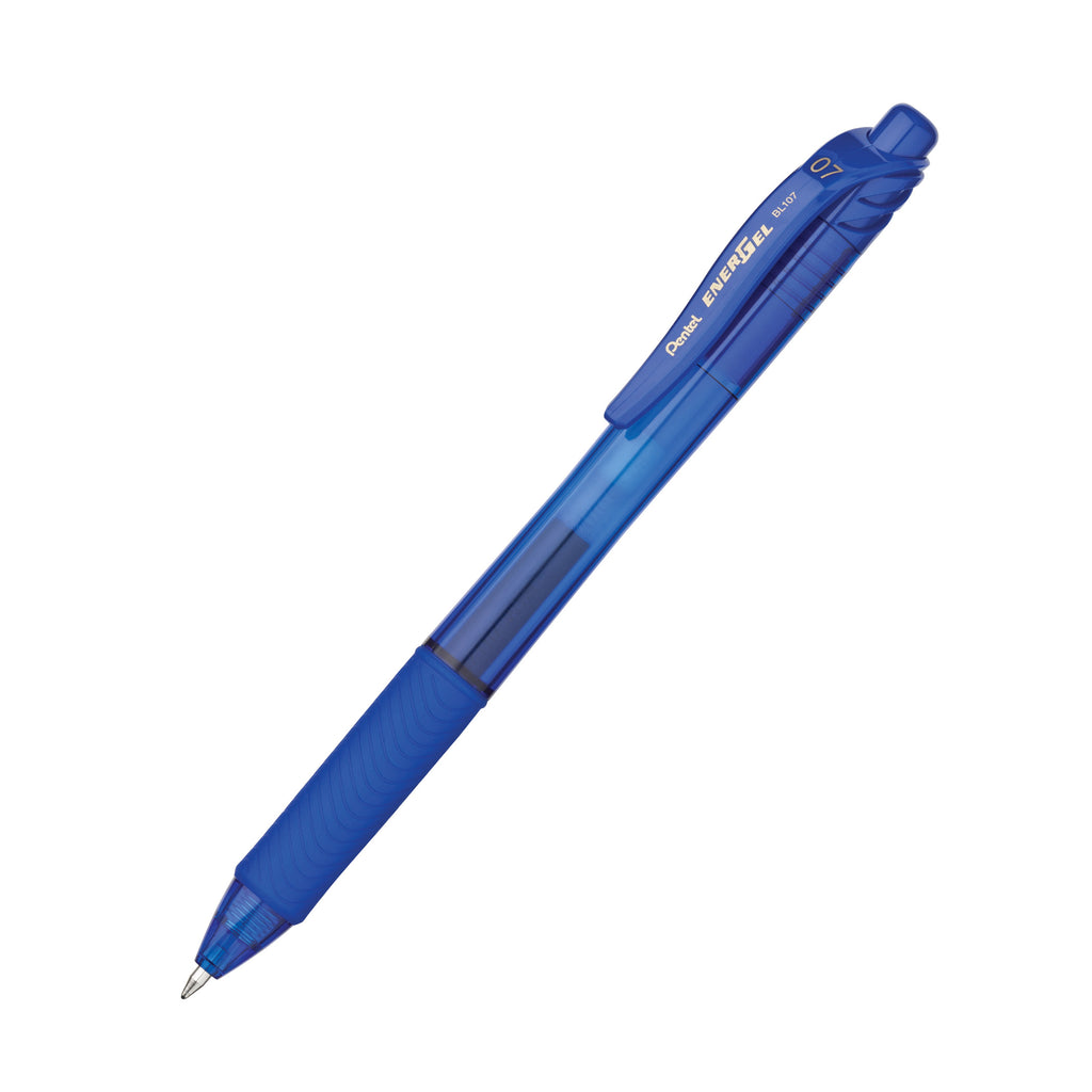 (12 Ea) Energel X Blue 0.7mm Retractable Liquid Gel Pen