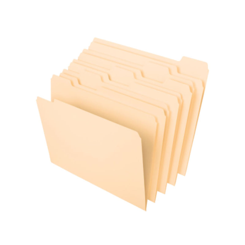 100ct Half Cut Manila Folders