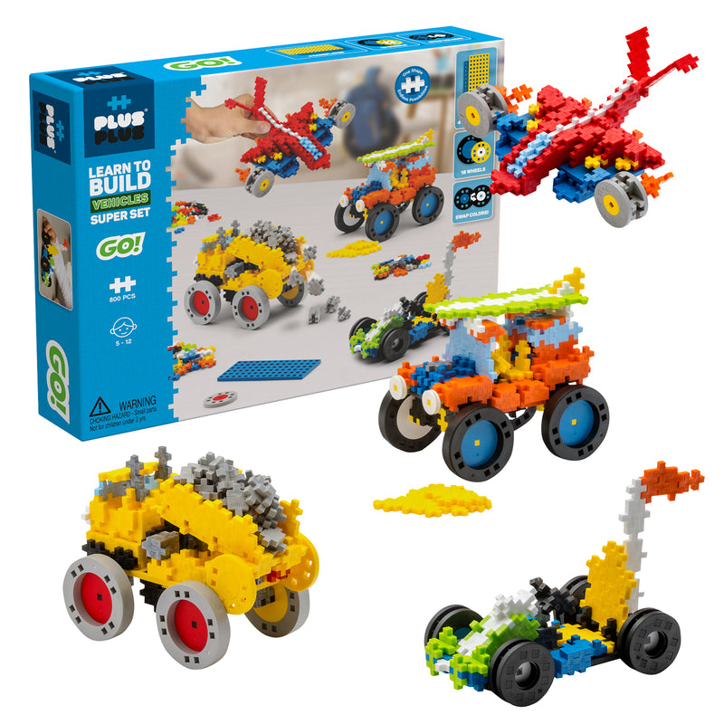 Plus-plus Learn Vehicles Super Set