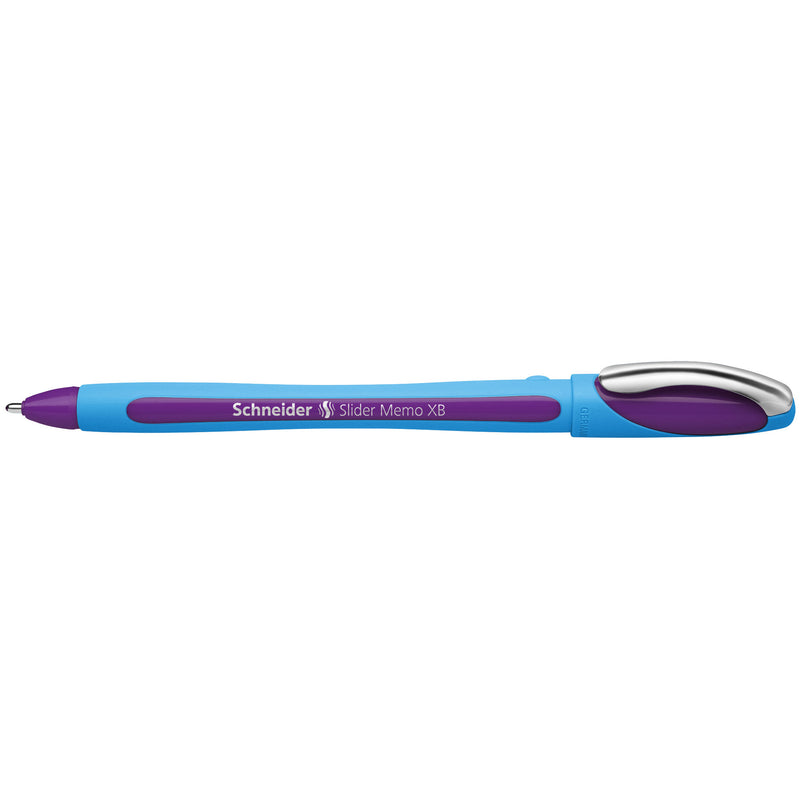 Slider Memo Xb Ball 10 Pens Purple Schneider