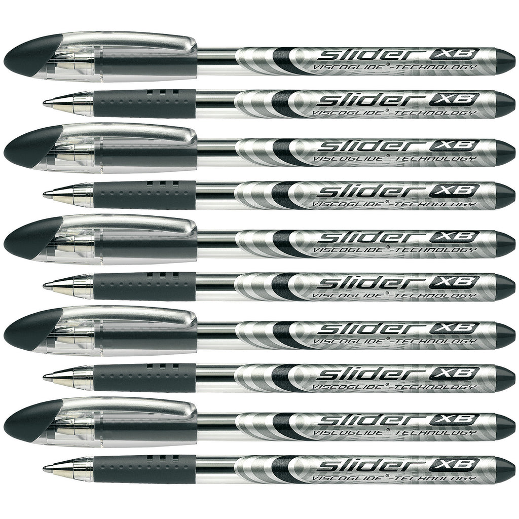 (10 Ea) Schneider Black Slider Xb Ballpoint Pen