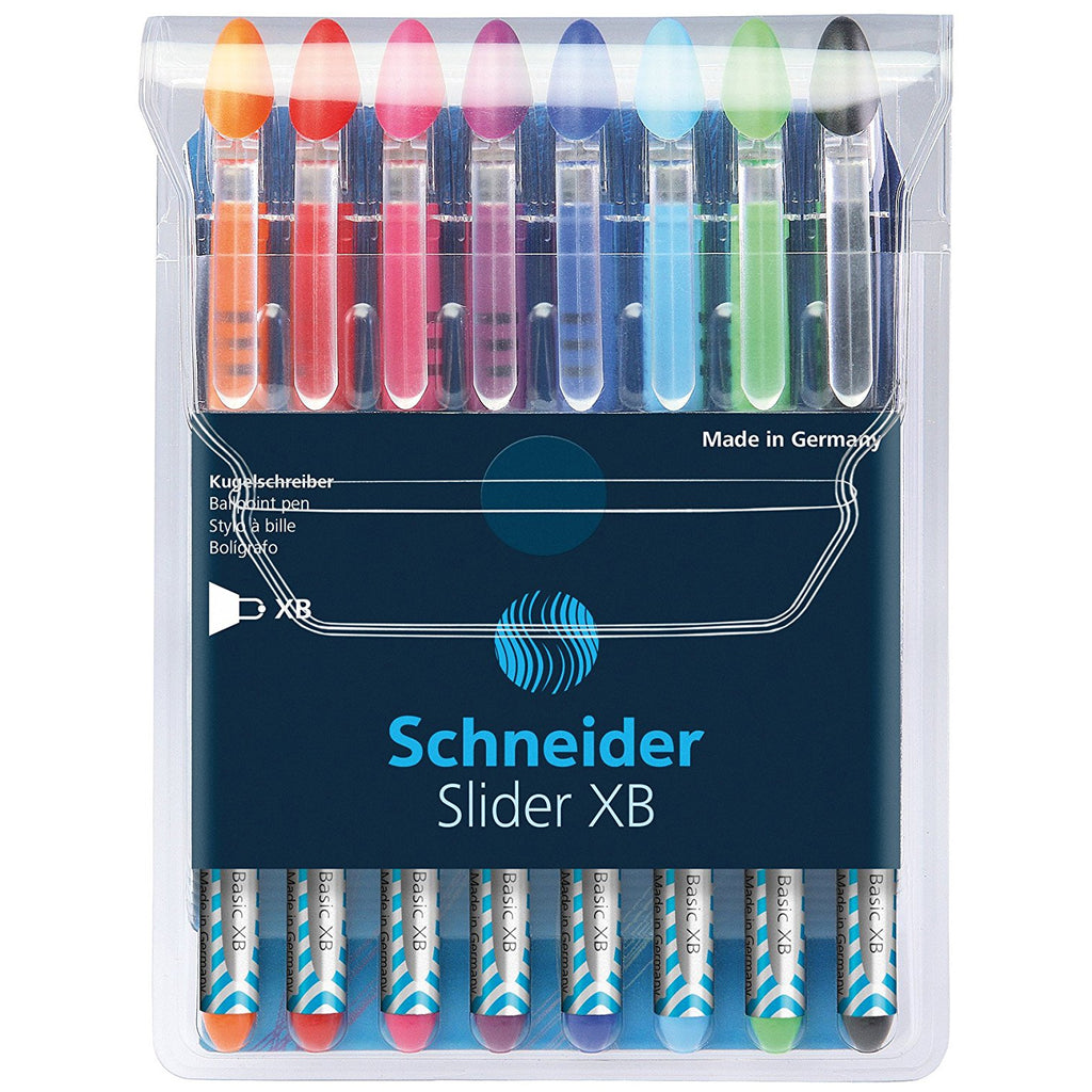 Schneider 8 Color Assortment Slider Xb Ballpoint Pens