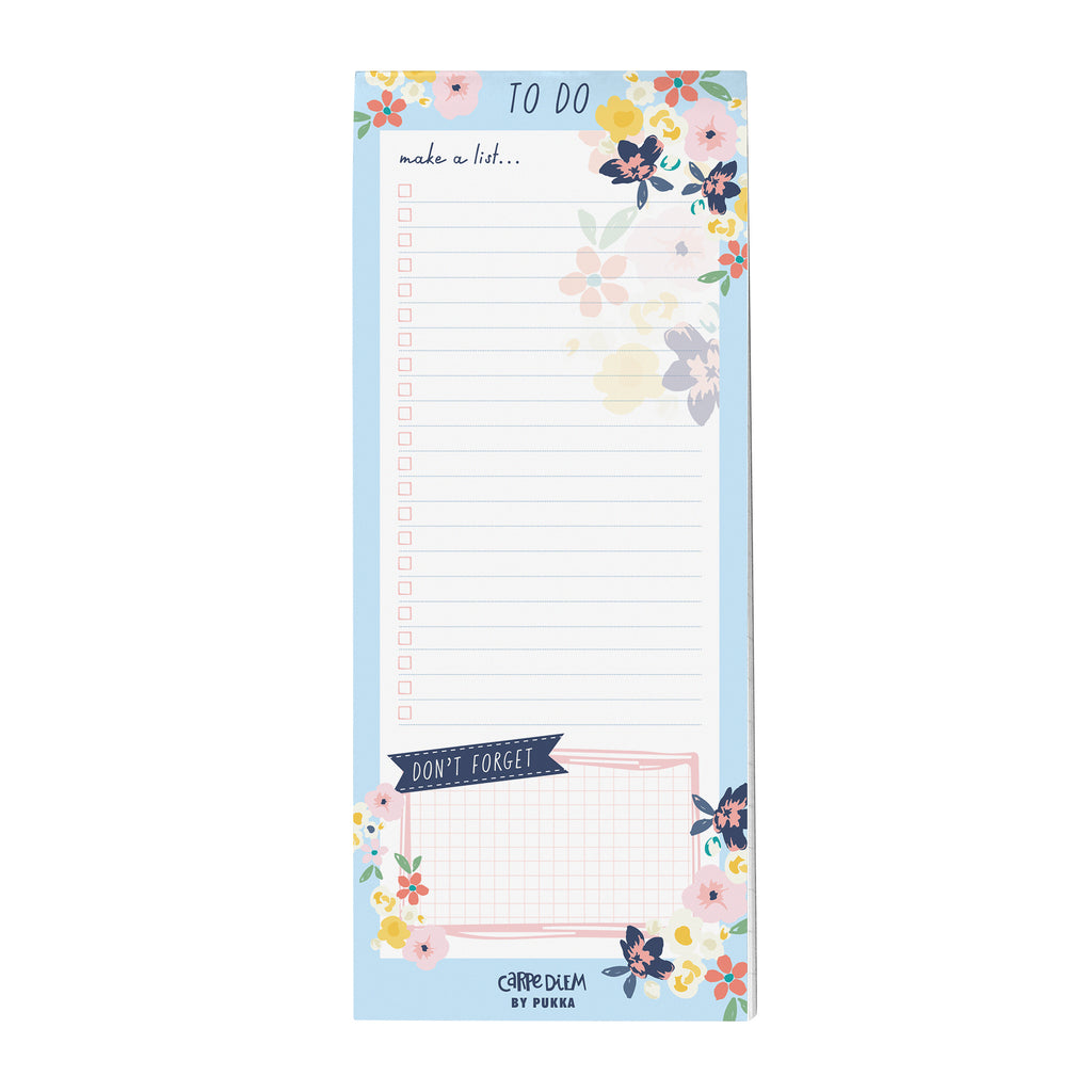 Magnetic To Do List - Ditzy Floral - Pack 6
