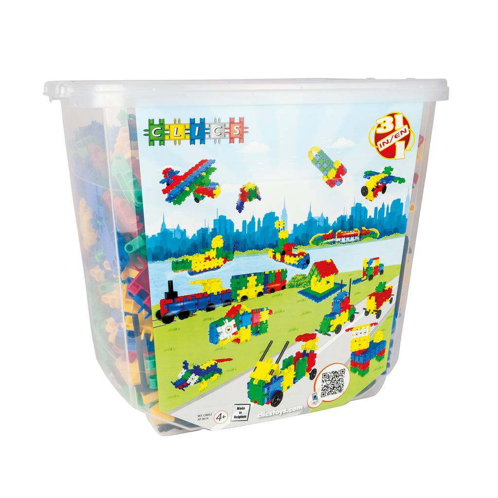 Clics 850 Piece Bucket