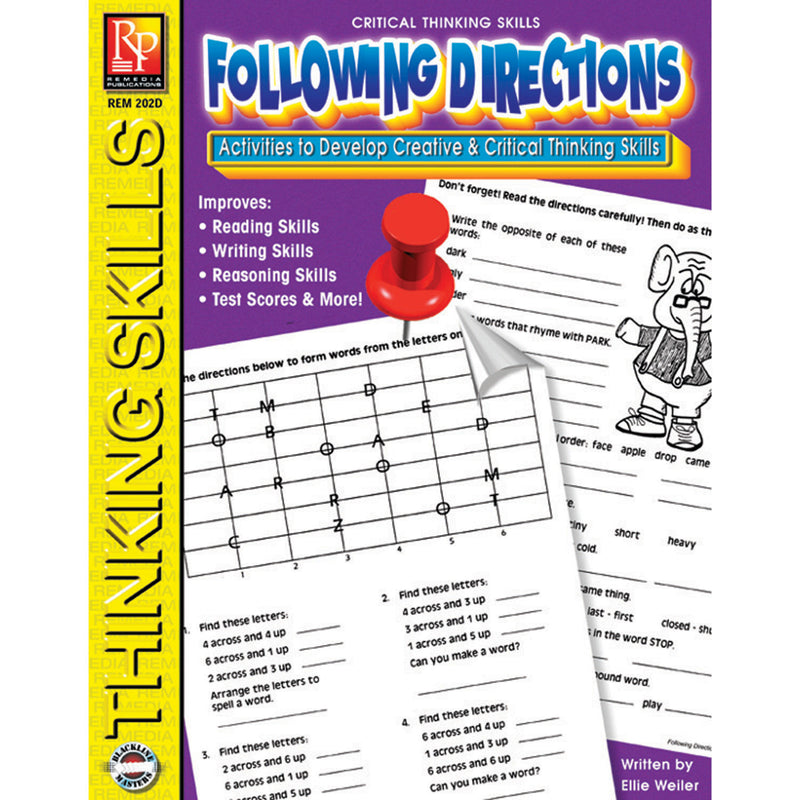 Critical Thinking Skills Following Directions