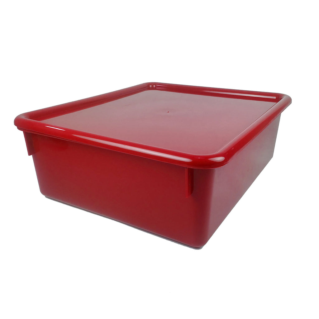 Double Stowaway W-lid Red