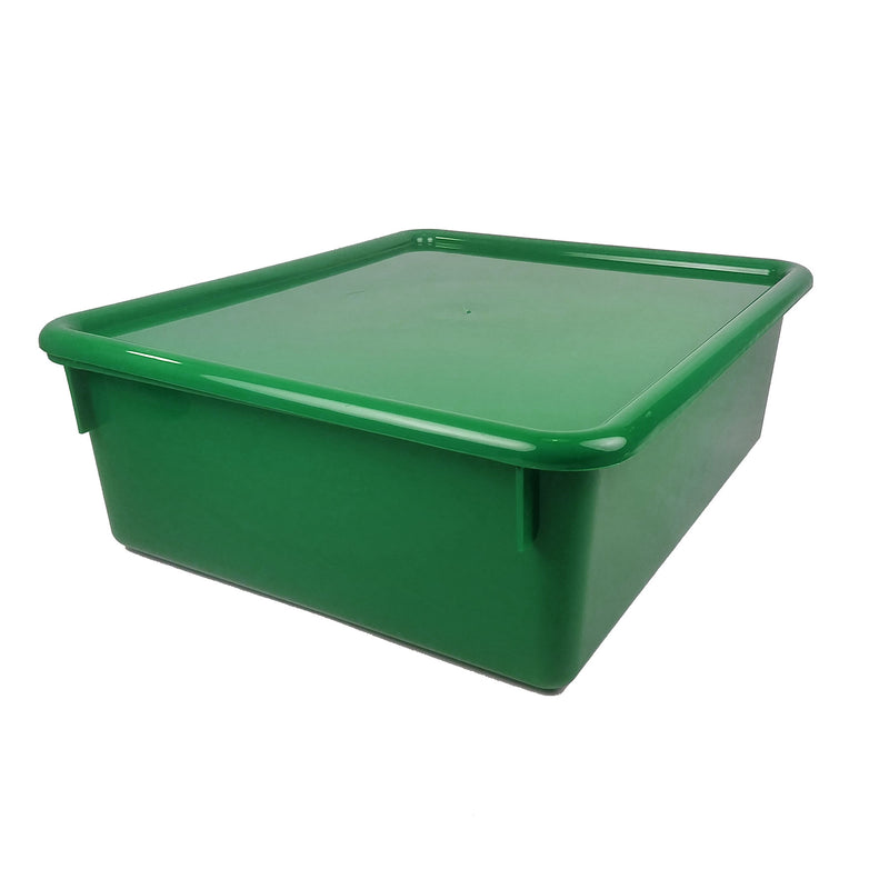 Double Stowaway W-lid Green